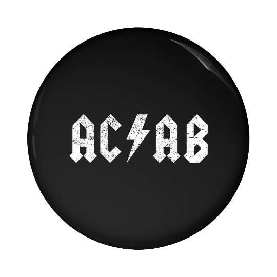 ACAB Punk A.C.A.B. All Cops Antifa Riot Pin Buttons