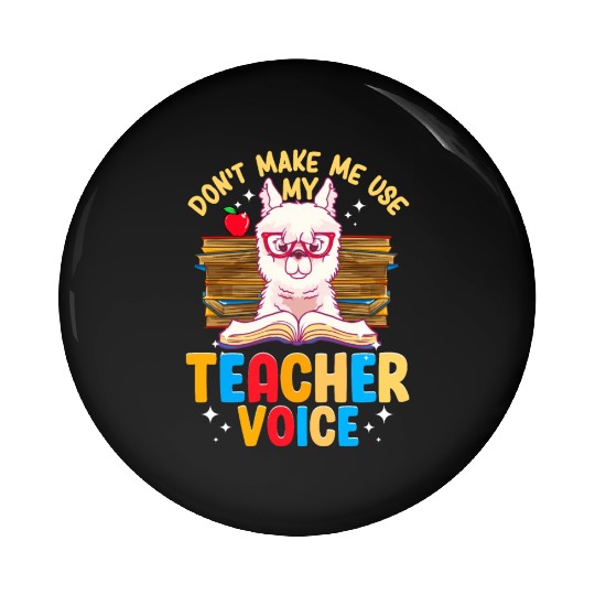 Funny Alpaca Teacher - Teacher Appreciation Gifts Pin Buttons