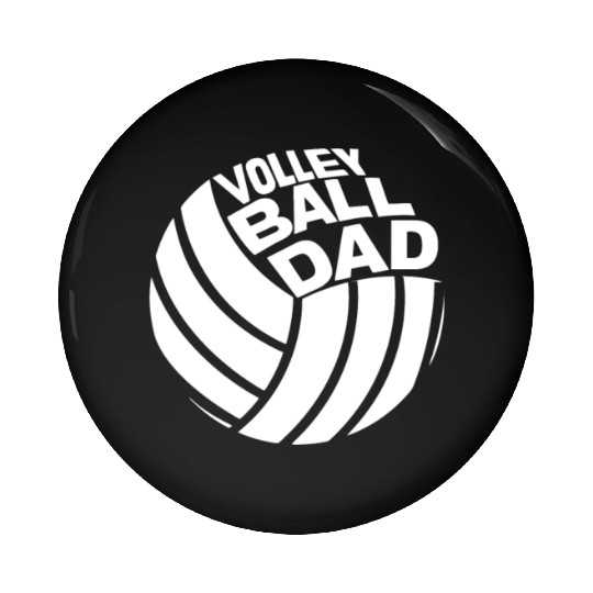 Volleyball Dad Pin Buttons