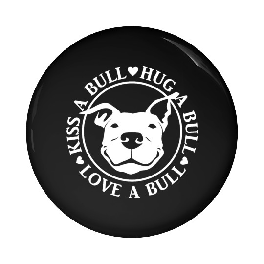 Love-A-Bull Pitbull Bully Dog Rescue Pin Buttons