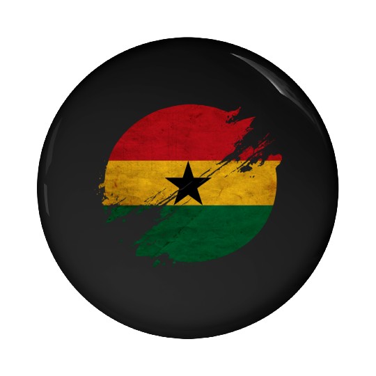 Ghana Circle Pin Buttons