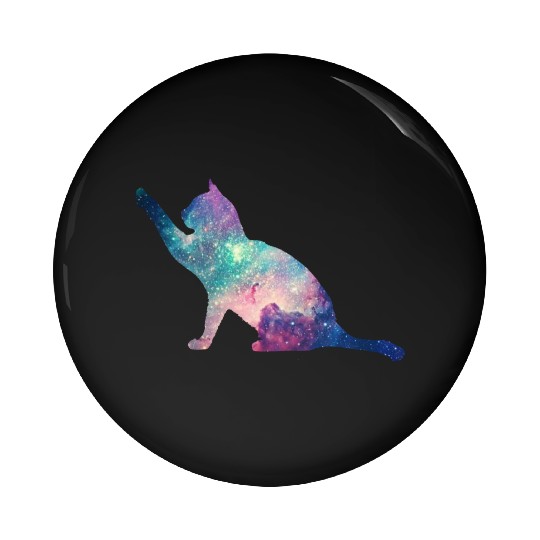 galaxy cat for cats lovers Pin Buttons