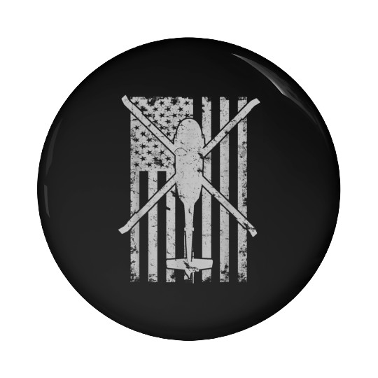 Uh 60 Black Hawk Military Helicopter Patriotic Fla Pin Buttons