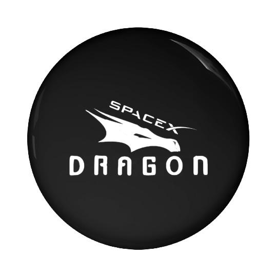 Spacex dragon Nasa Pin Buttons