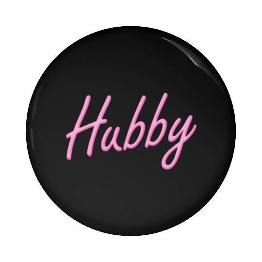 Hubby Neon - Pink Pin Buttons