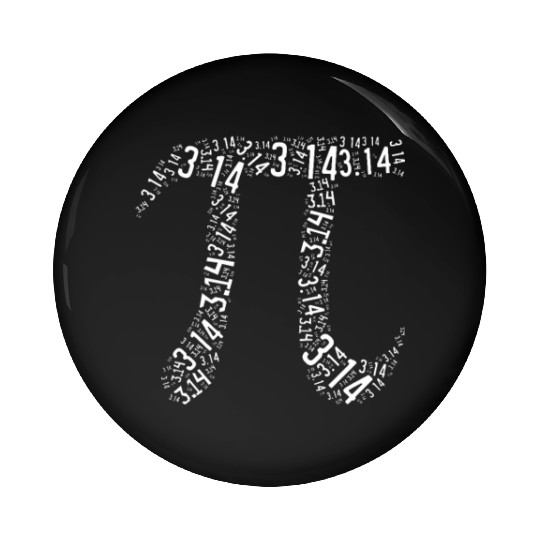 Pi Day - Nerd Geek - Love Math Pi Symbol - Kids Pin Buttons