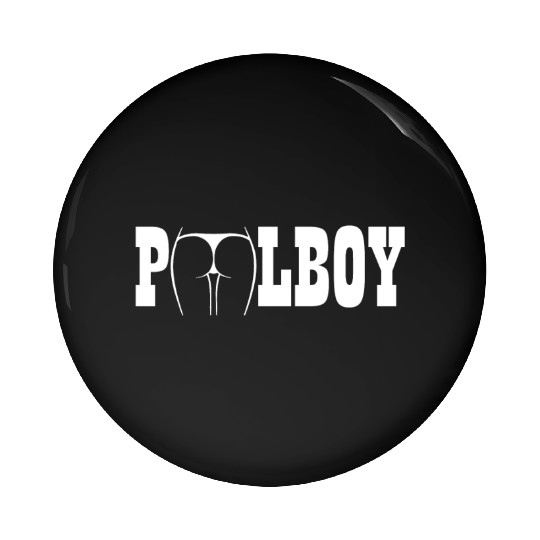 Pool Boy, Swimming Pool - Lifeguard gift Pin Buttons