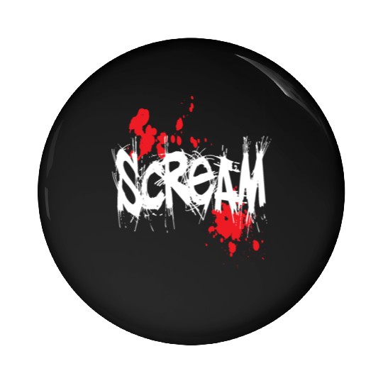 scream Pin Buttons