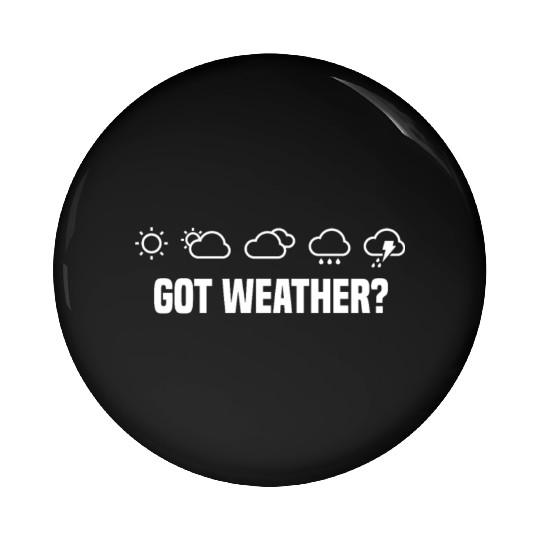 Meteorologist Storm Chaser Weather Meteorology Pin Buttons
