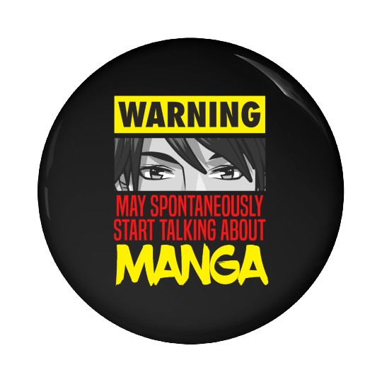 Manga Fanboy Anime Cosplay Japanese All-Nighter An Pin Buttons