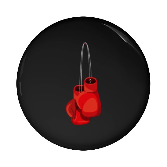 Retro Vintage Boxing Gloves Boxer Boxing Club Usa Pin Buttons