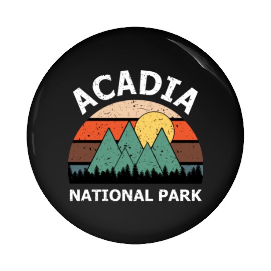 Acadia National Park Gift Pin Buttons