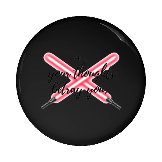 StarWars Quote by Darth Vader Pin Buttons