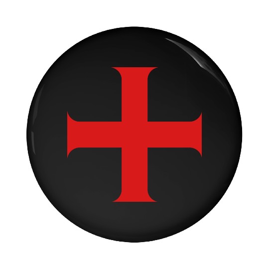 Knights Templar Cross Pin Buttons