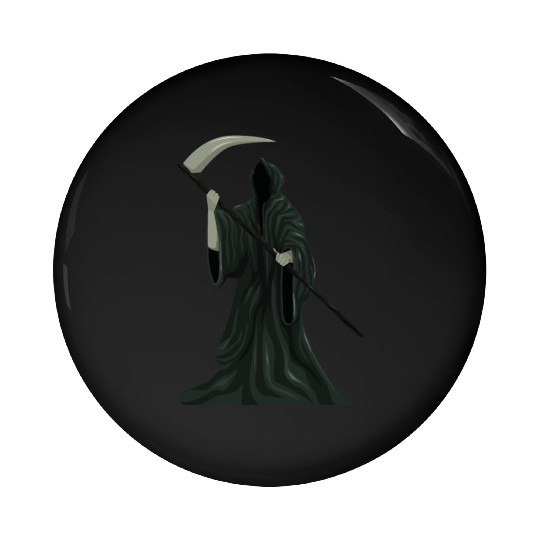 Grim Reaper | Death | Halloween Pin Buttons