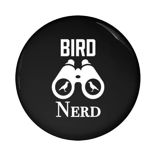 Bird Nerd Pin Buttons