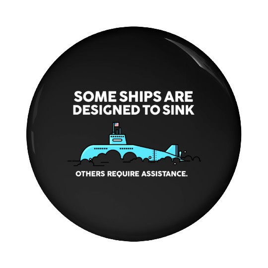 Military Submarine Veteran Gift US Submarine Sink Pin Buttons