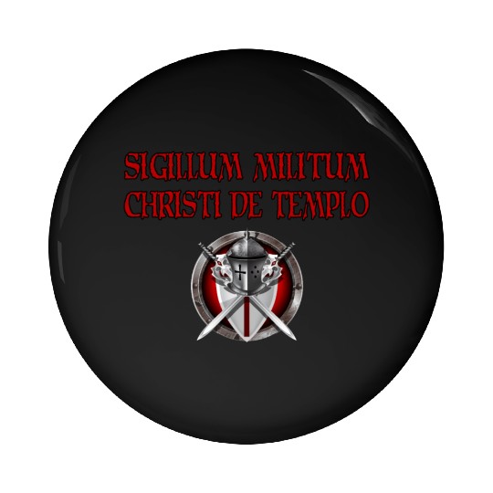 Crusader Knights Templar Pin Buttons