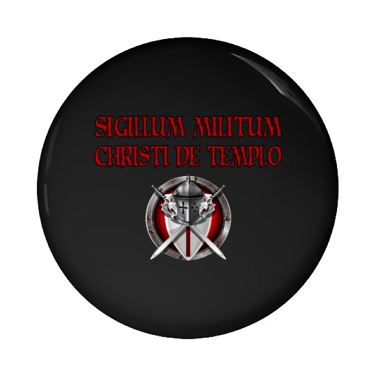 Crusader Knights Templar Pin Buttons