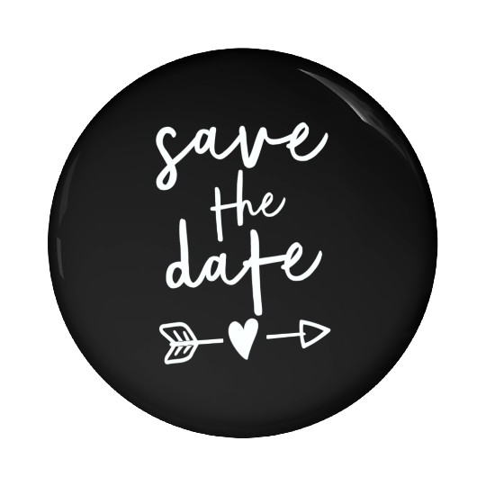 Bride Couple Engagement Save The Date Wedding Pin Buttons
