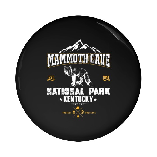 National Park Mammoth Cave Kentucky Pin Buttons