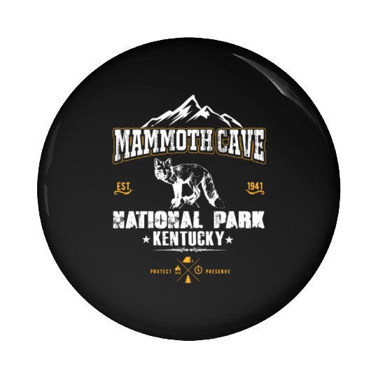 National Park Mammoth Cave Kentucky Pin Buttons