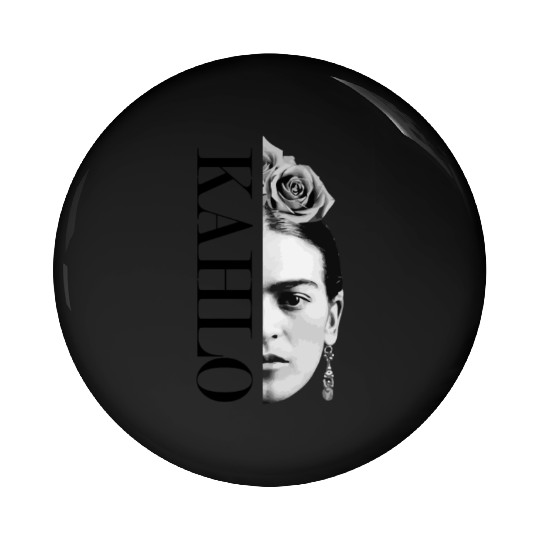 Frida Kahlo Split Portrait Pin Buttons