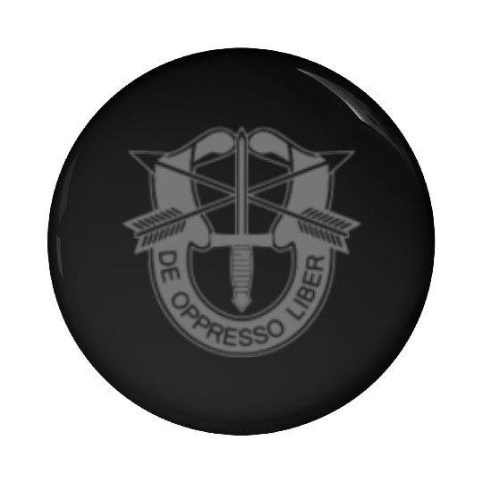 Us Special Forces De Oppresso Liber Chest Grey Pin Buttons