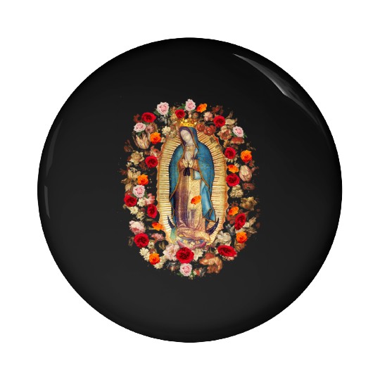 Our Lady Of Guadalupe Mexico Virgin Mary Tilma Pro Pin Buttons