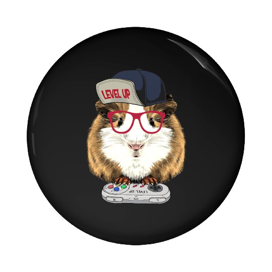 Guinea pig Video Game Wildlife Animal Guinea Pin Buttons
