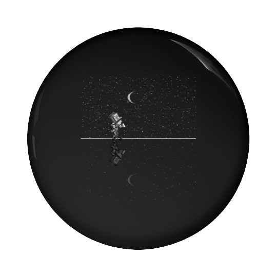 The Mad Hatter Starry Night Alice In Wonderland Pin Buttons