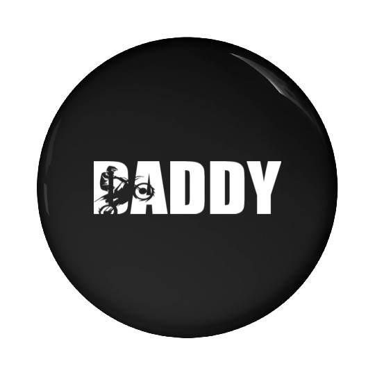 Motocross Daddy Dirt Bike Motorcycle Father's Day Pin Buttons