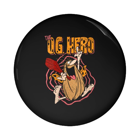 Captain Caveman Og Hero Gift Pin Buttons