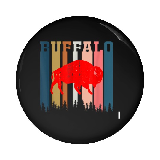 Vintage Retro Bills Fan Mafia Gift For Buffalo Fan Pin Buttons