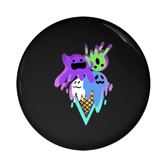 Ice Scream Parodi Pin Buttons