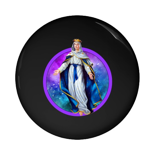 Mary Our Lady of Perpetual Help Mother of God Pin Buttons