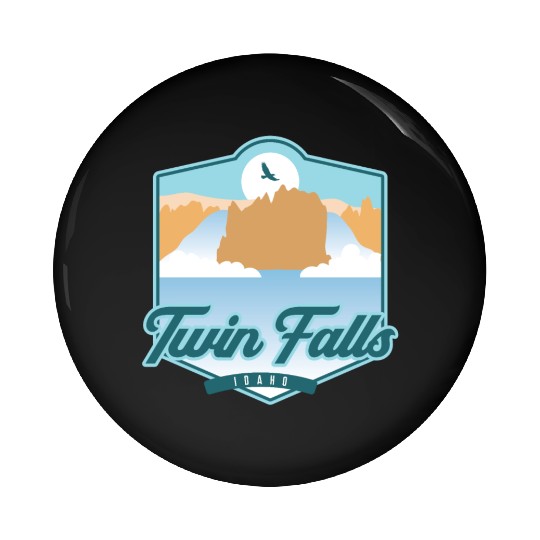 Twin Falls – Idaho Pin Buttons