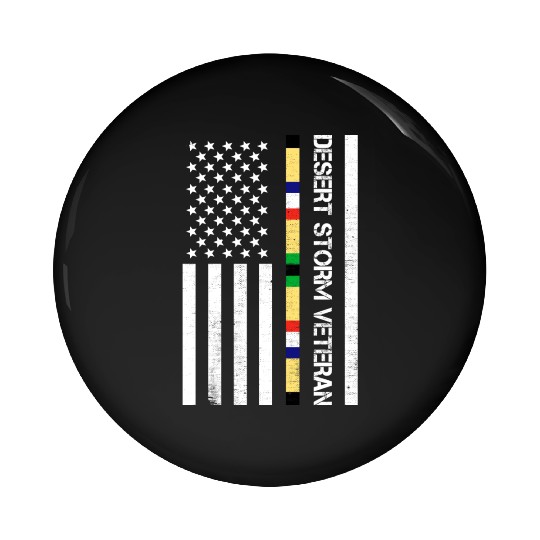 Desert Storm Veterans Pin Buttons