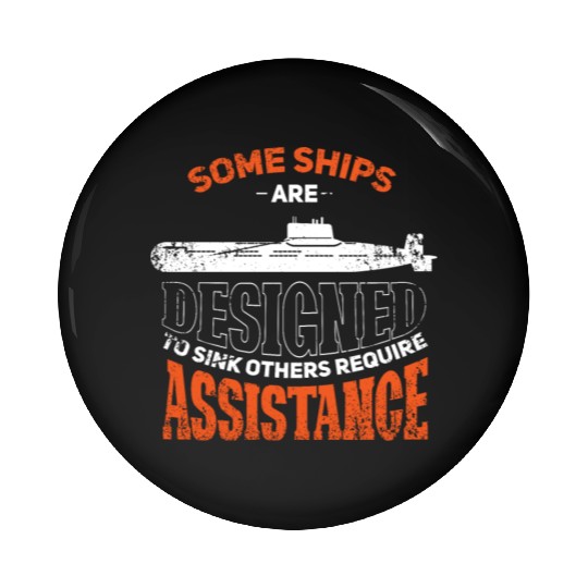 Military Submarine Veteran Gift US Submarine Sink Pin Buttons