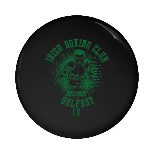 Irish Boxing Club Belfast Boxer Gifts Boxing Lover Pin Buttons