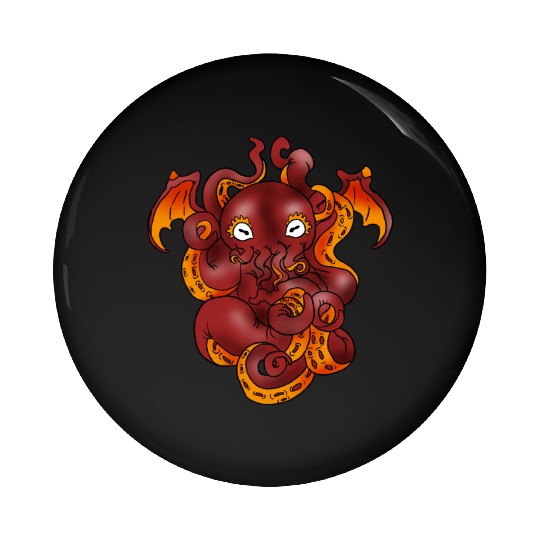 Cthulhu Giant Monster Myth Satanic Demon Gift Pin Buttons