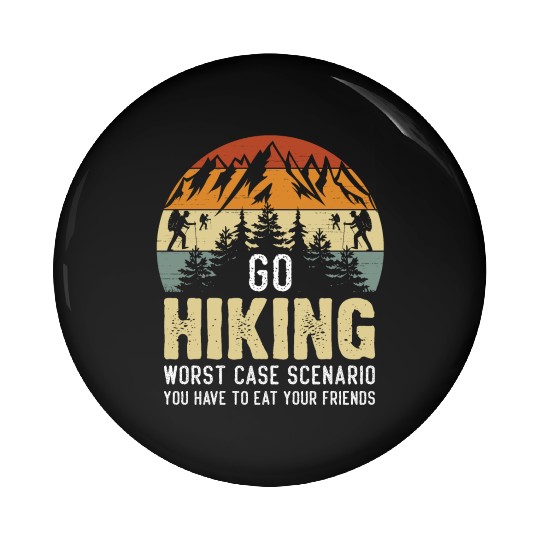 Freedom Campfire Nature Camping Pin Buttons