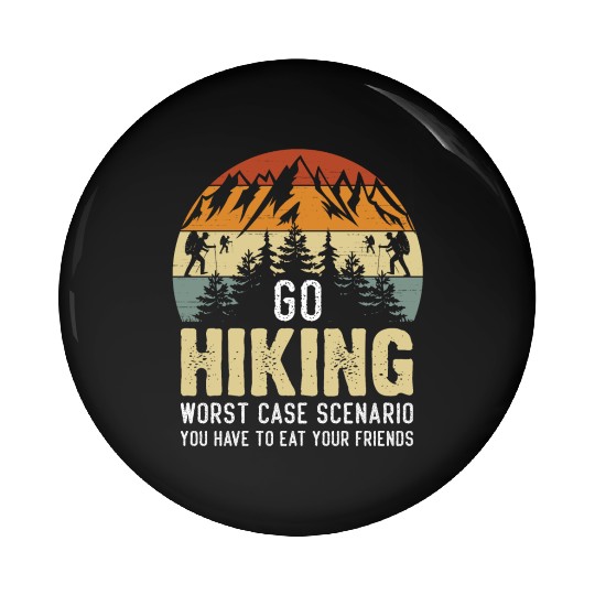 Freedom Campfire Nature Camping Pin Buttons