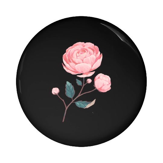 Rose flower rose London Pin Buttons