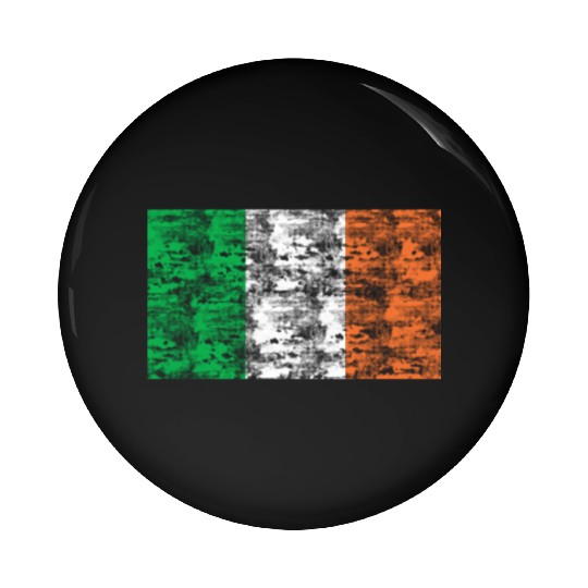 Ireland flag vintage Pin Buttons