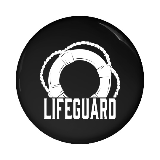 Lifeguard Water Rescue Lifesaver Pin Buttons