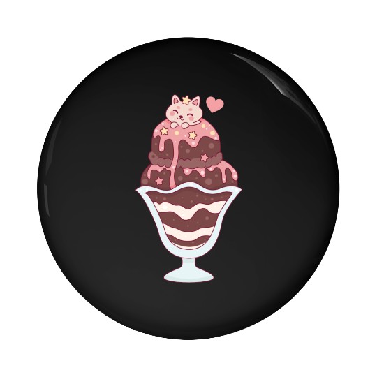 Cute Sweet Ice Cream Pin Buttons