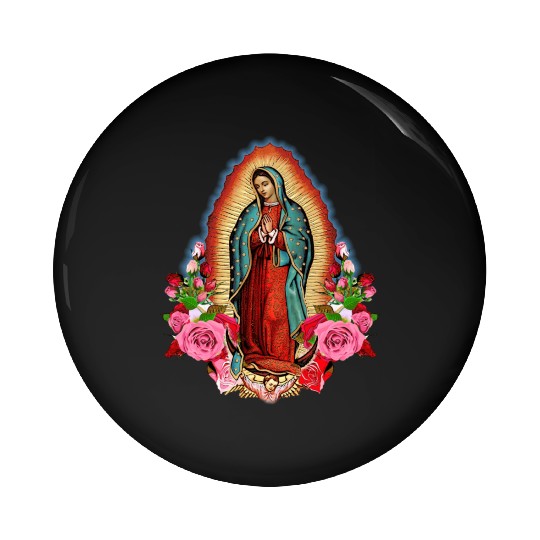 Our Lady Of Guadalupe Saint Virgin Mary birthday c Pin Buttons