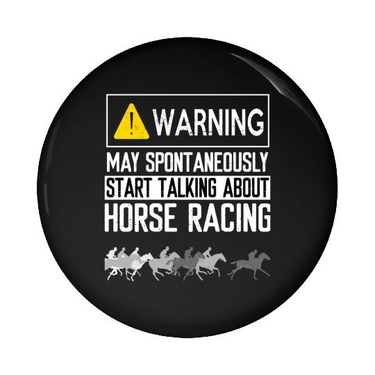 Horse Racing Drinking Derby Barrel Racing Pin Buttons