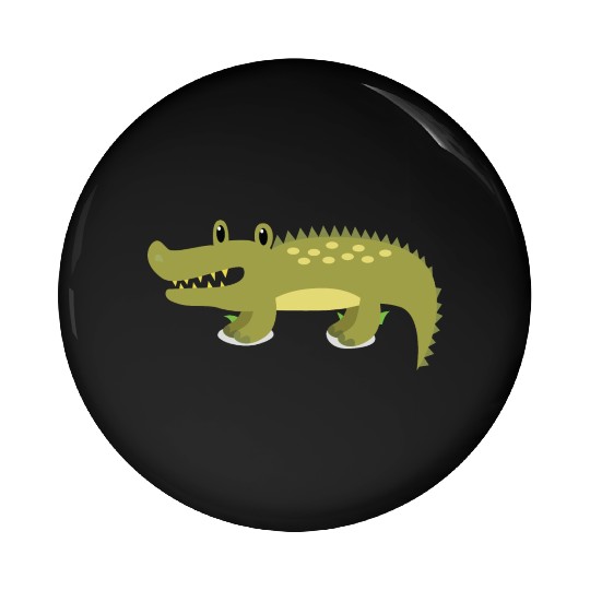 Funny Cool Cute Crocodile Alligator Reptile Pin Buttons